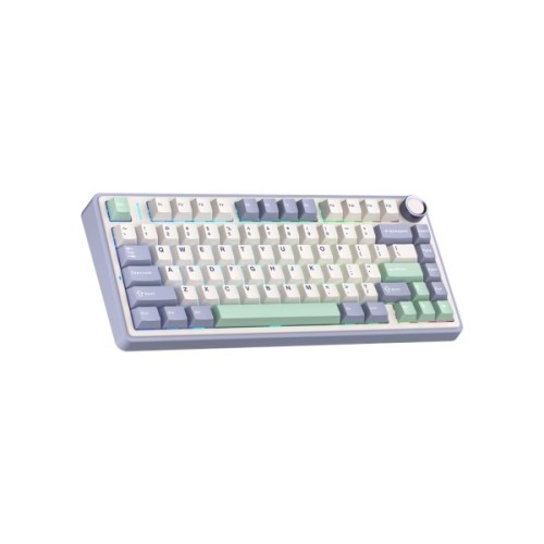 Клавіатура Aula F75 Gasket Greywood V3 switch Hot-Swap PBT Wireless/Bluetooth/USB White (6948391208640)