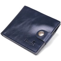 Портмоне Shvigel Шкіряне Синє (16444)