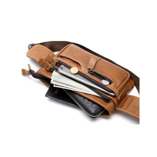 Сумка Vintage На пояс Руда (14658)