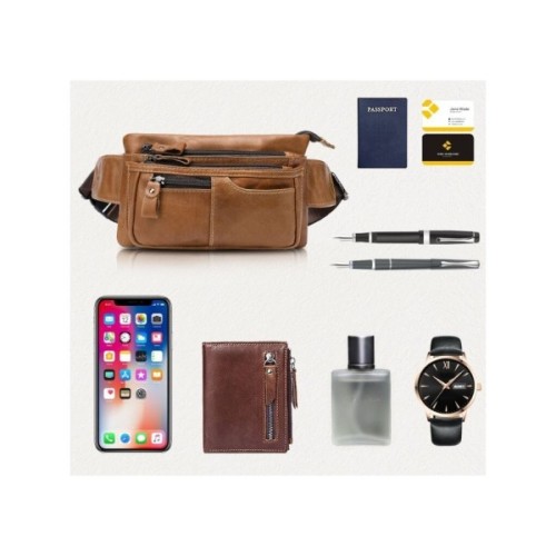 Сумка Vintage На пояс Руда (14658)