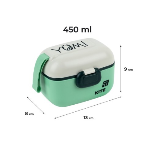 Ланч-бокс Kite 450 мл зелений (K25-1185-3)