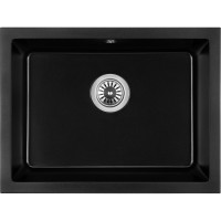 Мийка кухонна GRANADO Under top L black shine (gr3501)