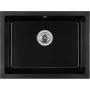 Мийка кухонна GRANADO Under top L black shine (gr3501)