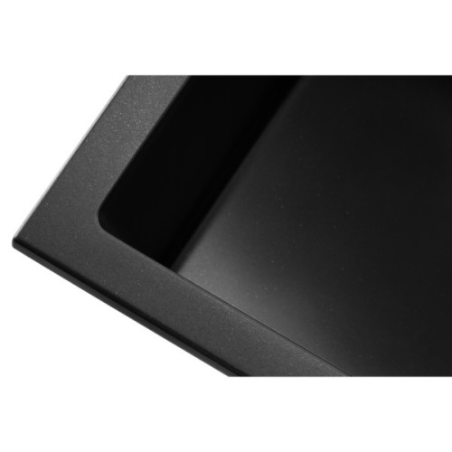 Мийка кухонна GRANADO Under top L black shine (gr3501)