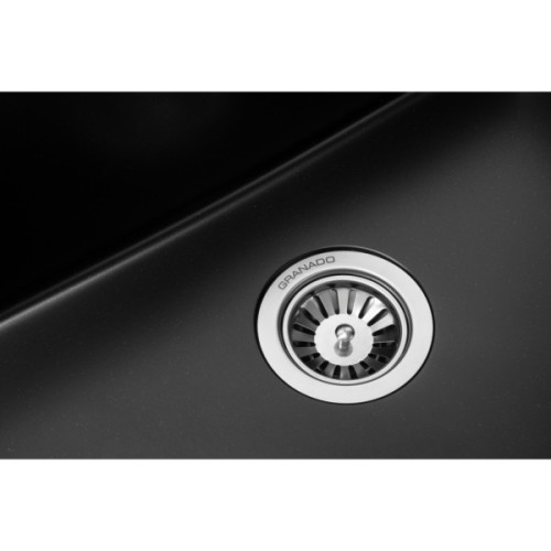 Мийка кухонна GRANADO Under top L black shine (gr3501)