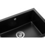 Мийка кухонна GRANADO Under top L black shine (gr3501)