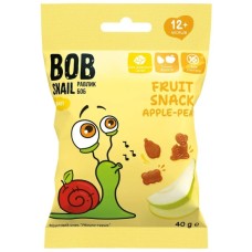 Дитячі снеки Bob Snail фруктові яблуко-груша 40 г (1740858)