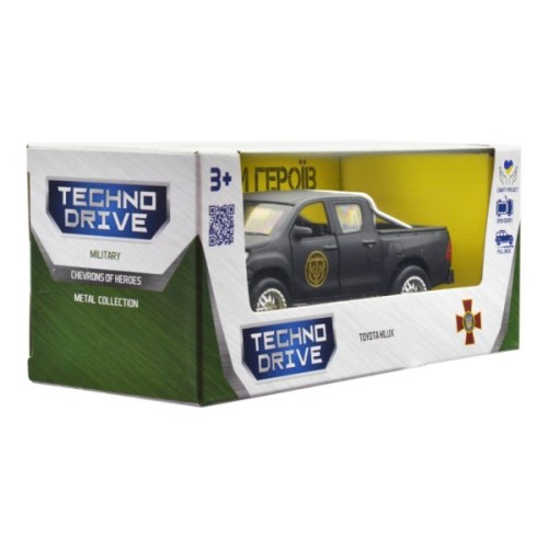 Машина TechnoDrive серії Шеврони Героїв - Toyota Hilux - Спартан (KM6118)