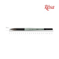 Пензлик для малювання Rosa Єнот круглий OASIS 188, № 12 (4823098516842)