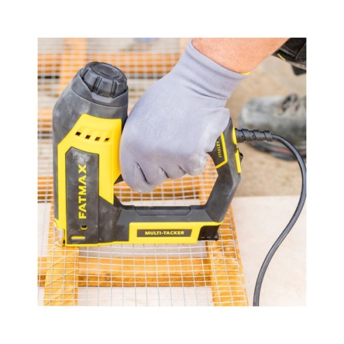 Степлер будівельний Stanley електричний Fatmax Multi-Tacker, 5 в 1, скобы G, Н, СТ, гвозди и шпильки 18 GA. (FMHT6-75934)
