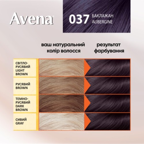 Фарба для волосся Acme Color Avena Gloss Color Стійка 037 - Баклажан (4823115502698)