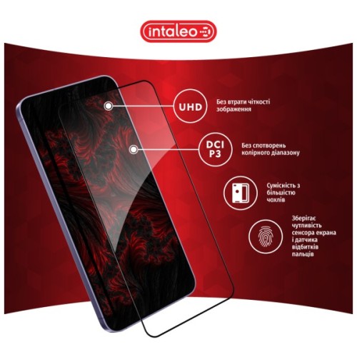 Скло захисне Intaleo Full Glue Samsung Galaxy S24 Plus Black (1283126590245)