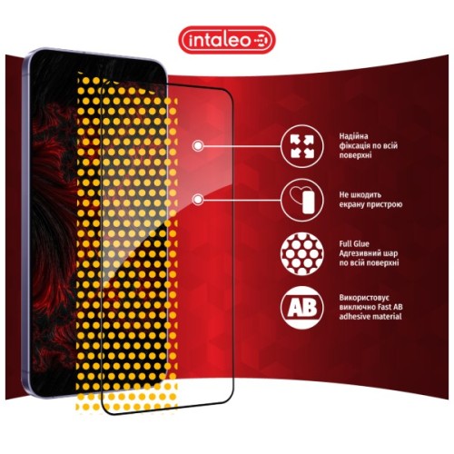 Скло захисне Intaleo Full Glue Samsung Galaxy S24 Plus Black (1283126590245)