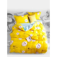 Простирадло MirSon Сатин Premium 22-1146 Felikin 180x220 см (2200001979307)