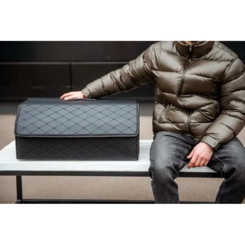 Сумка-органайзер Poputchik в авто, розмір 65*30*30 см (L), (03-144-2Д)