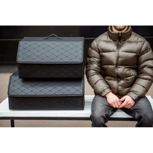 Сумка-органайзер Poputchik в авто, розмір 65*30*30 см (L), (03-144-2Д)