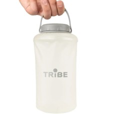 Пляшка для води Tribe Soft Bottle 1 л TPU м'яка crystal-white (T-FE-0023-crystal-white)