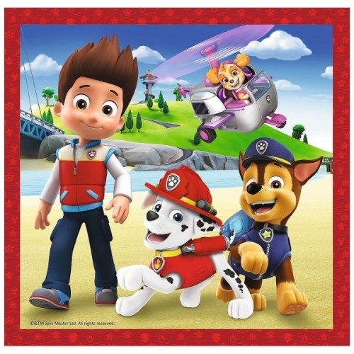 Пазл Trefl Paw Patrol Щасливі собаки 3 в 1 (5900511348675)