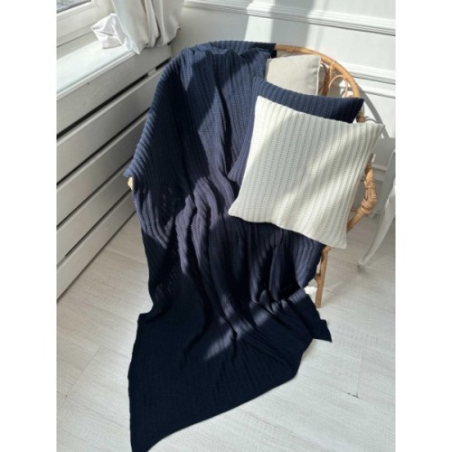 Плед Прованс COTTON синій 120 х 200 см (039530)