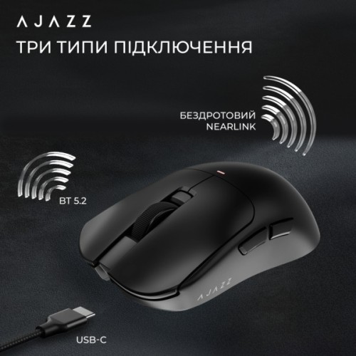 Мишка Ajazz AJ200 Near Link AI MC Wireless/Bluetooth/USB White (AJ200-NL-AI-MC-W)