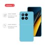 Чохол до мобільного телефона Intaleo Silicone Poco X6 Pro Light Blue (1283126600470)