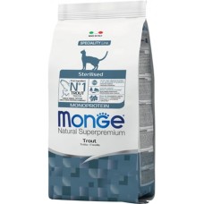 Сухий корм для кішок Monge Cat Monoprotein Sterilised з фореллю 400 г (8009470005463)