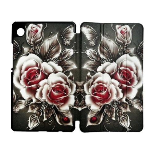 Чохол до планшета BeCover Smart Case Samsung Galaxy Tab A11 SM-X133/X135 8.7" Black Rose (713983)