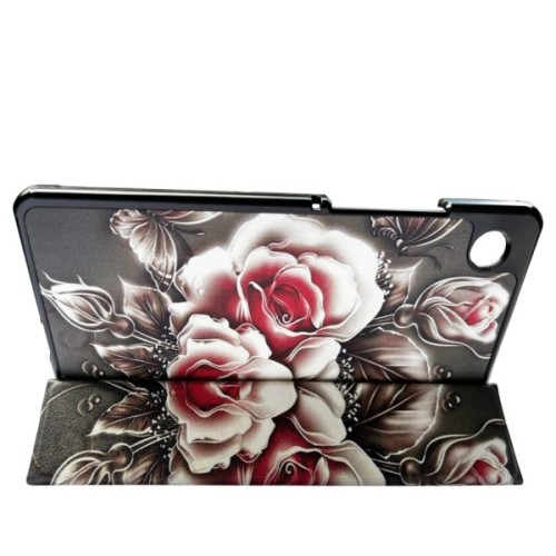 Чохол до планшета BeCover Smart Case Samsung Galaxy Tab A11 SM-X133/X135 8.7" Black Rose (713983)
