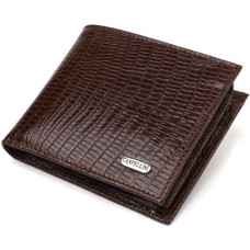 Портмоне Canpellini З натуральної шкіри Коричневе (21785)