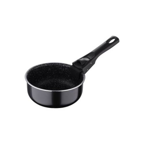 Ківш Bergner Click & cook black, набір зі знімною ручкою 16/18/20 см, 4 предмети (BG-31602-BK)