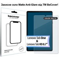 Скло захисне BeCover Matte Anti-Glare Lenovo Tab One / Tab K9 8.7" 2025 (TB305XU/FU) (713709)