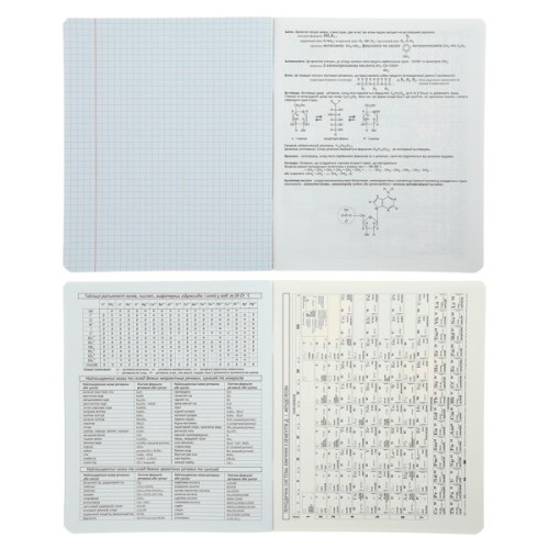 Зошит ZiBi предметний PASTEL 48 аркушів клітинка, хімія (ZB.1701-07)