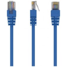 Патч-корд 0.5м, UTP, cat.5e, CCA, blue Cablexpert (PP12-0.5M/B)