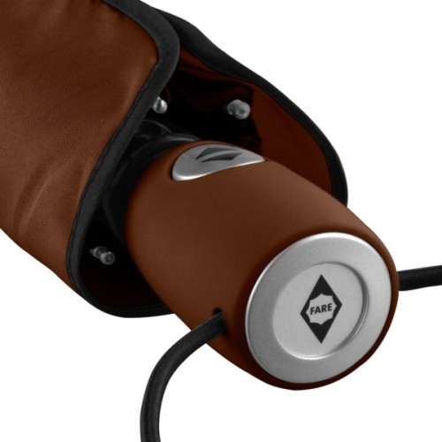 Парасоля Fare Mini Pocket AOC 5460 міні автоматична 97 см brown (FR.5460 brown)