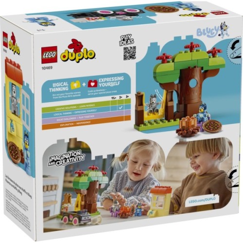 Конструктор LEGO DUPLO «Піцерія» з Мафіном та Блуї (10469)