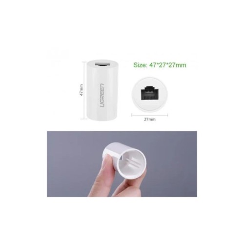 Зрощувач RJ-45 NW116 Ethernet Connector White Ugreen (20391)