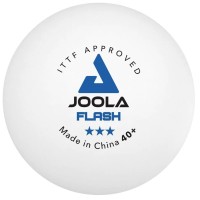 М'ячик для настільного теніса Joola Flash 40+ White ITTF 3 шт (40042) (932154)