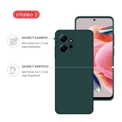 Чохол до мобільного телефона Intaleo Silicone Xiaomi Redmi Note 12 Dark Green (1283126600982)