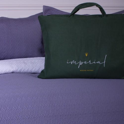 Покривало MirSon набір Imperial Grey Line покривало 180х210 см + наволочки 50х70 см х 2 шт (2200007178056)