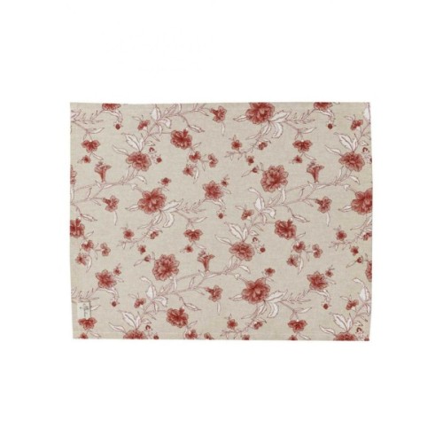 Серветка на стіл Прованс Квіти бордо Господиня 35х45 см (4823093451834)