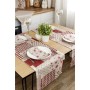 Серветка на стіл Прованс Квіти бордо Господиня 35х45 см (4823093451834)