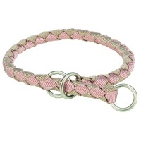 Нашийник для тварин Trixie Cavo напівзашморг XS–S 25–31 см d 12 мм рожево-пісочний (4053032678002)