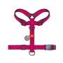 Шлея для собак WAUDOG Nylon анатомічна H-подібна з QR-паспортом "Кавун" пластиковий фастекс XL (323-0049)