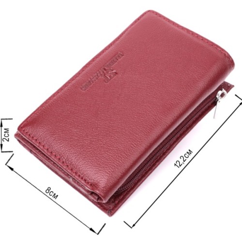 Гаманець ST Leather Шкіряний Бордовий (22489)