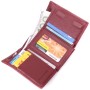 Гаманець ST Leather Шкіряний Бордовий (22489)