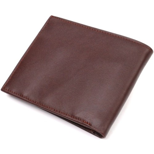 Портмоне Canpellini З натуральної шкіри Темно-коричневе (21782)