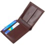 Портмоне Canpellini З натуральної шкіри Темно-коричневе (21782)