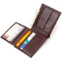 Портмоне Canpellini З натуральної шкіри Темно-коричневе (21782)