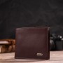 Портмоне Canpellini З натуральної шкіри Темно-коричневе (21782)