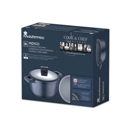 Каструля MasterPro Indigo з кришкою 3 л (BGMP-7980)